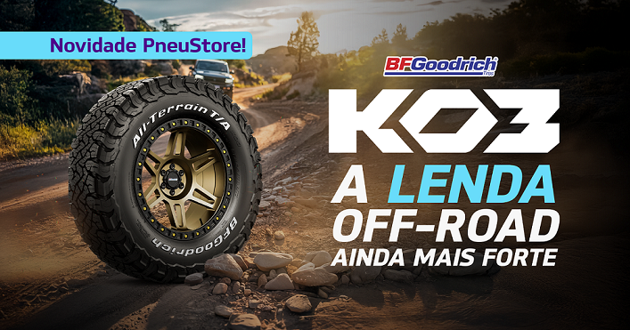 BFGoodrich KO3: O novo pneu off-road mais resistente da categoria