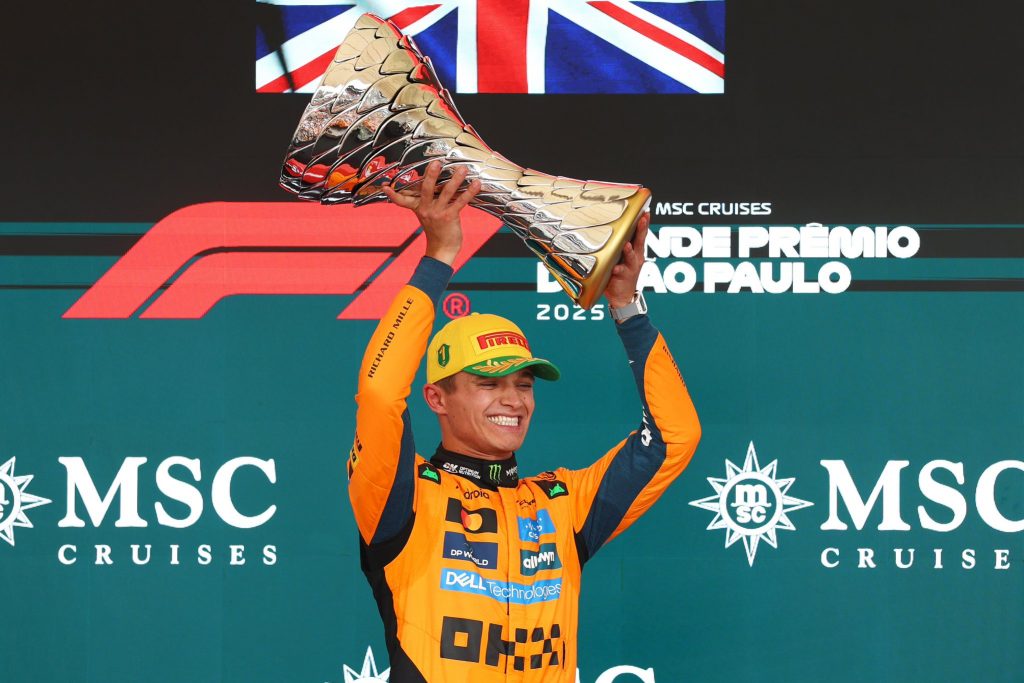 Lando Norris vence no Brasil
