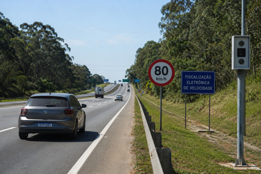 Multa por excesso de velocidade